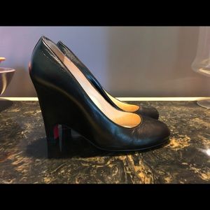 Authentic Christian Louboutin Morphing Wedge 38